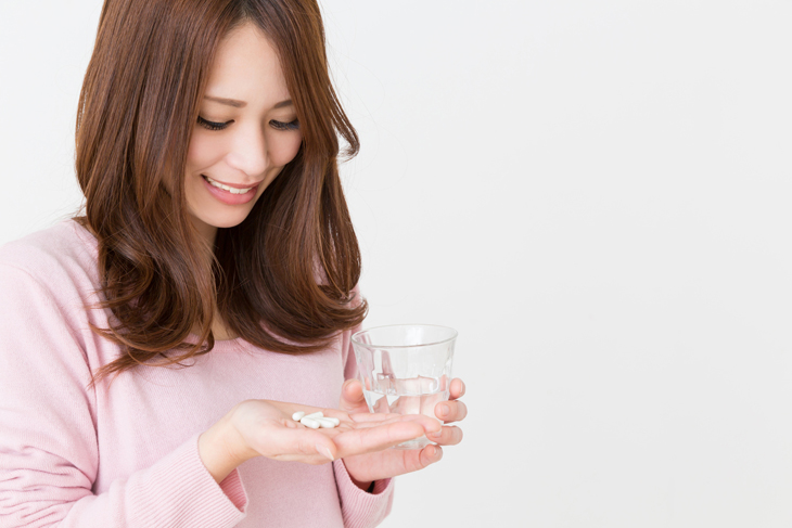 顔のたるみ用サプリメントの効果的な飲み方のイメージ画像